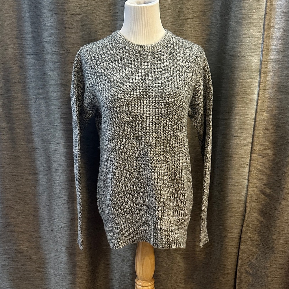 Abercrombie & Fitch Marled Gray Sweater